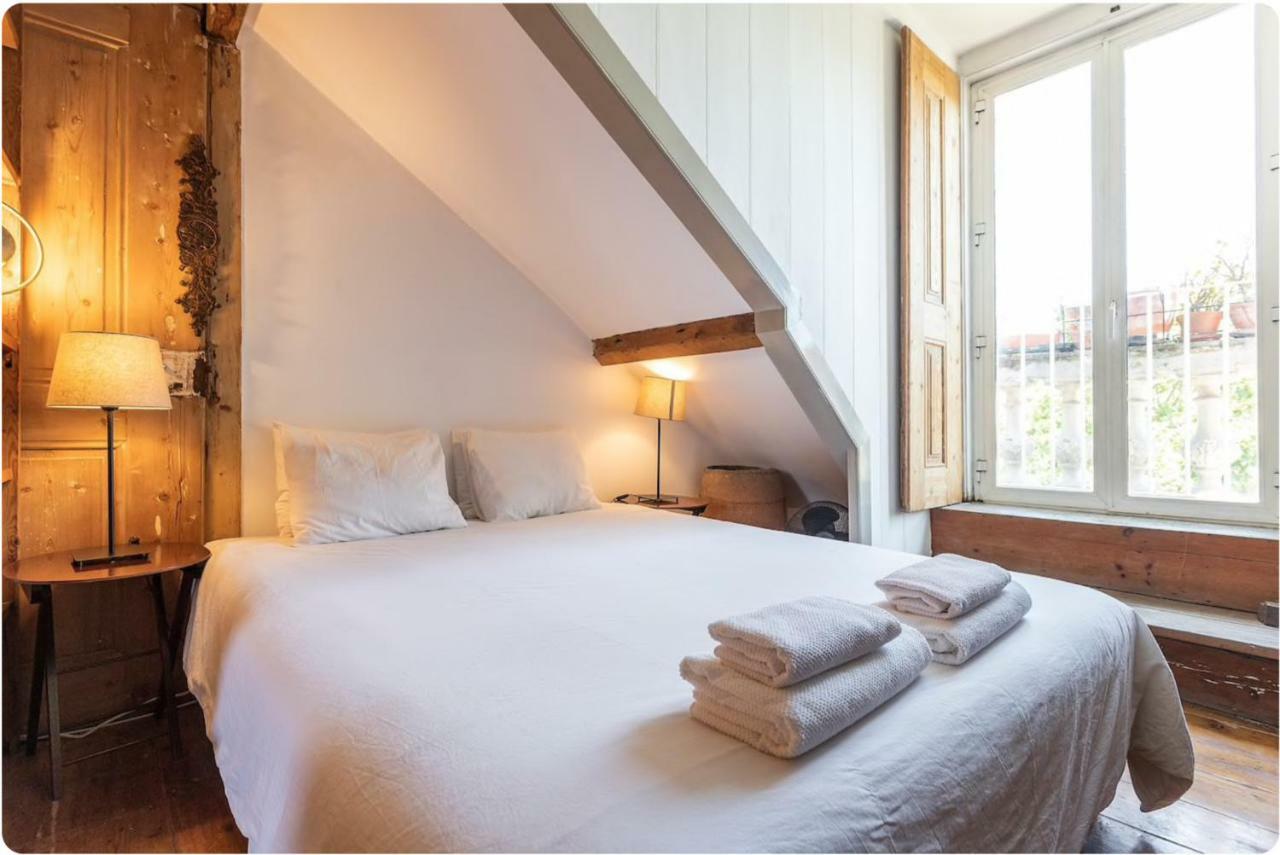 Charming Central Sunny Penthouse Lissabon Exterior foto