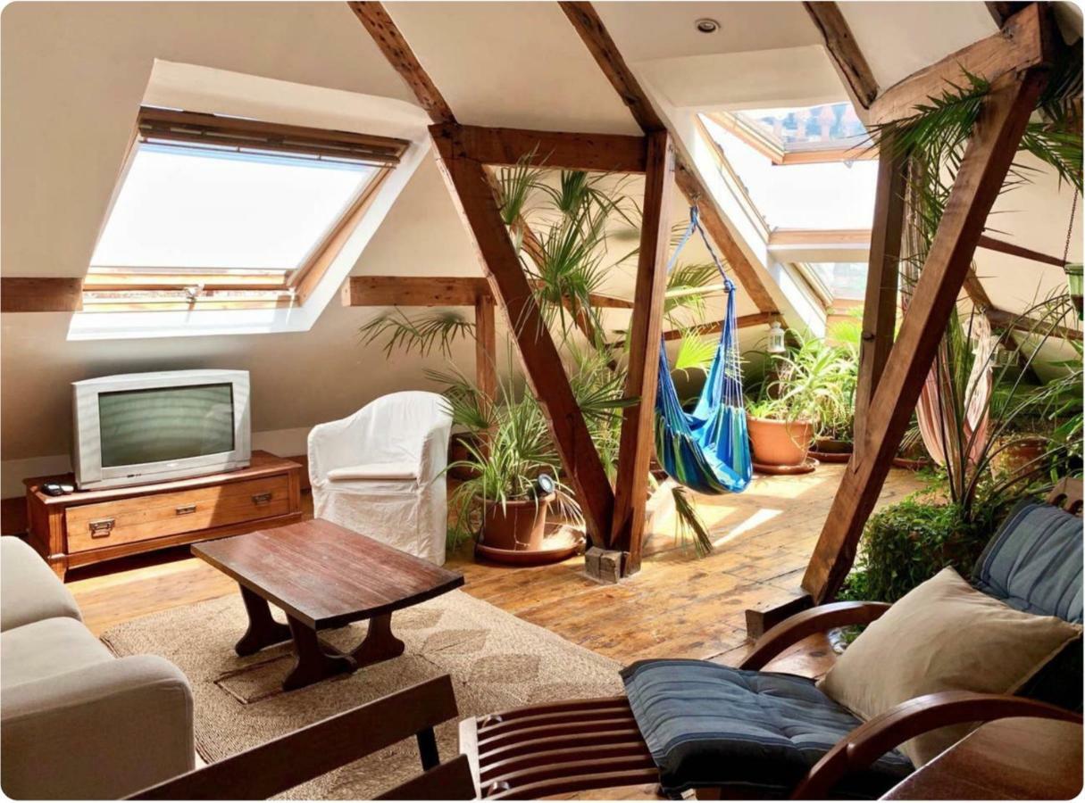 Charming Central Sunny Penthouse Lissabon Exterior foto