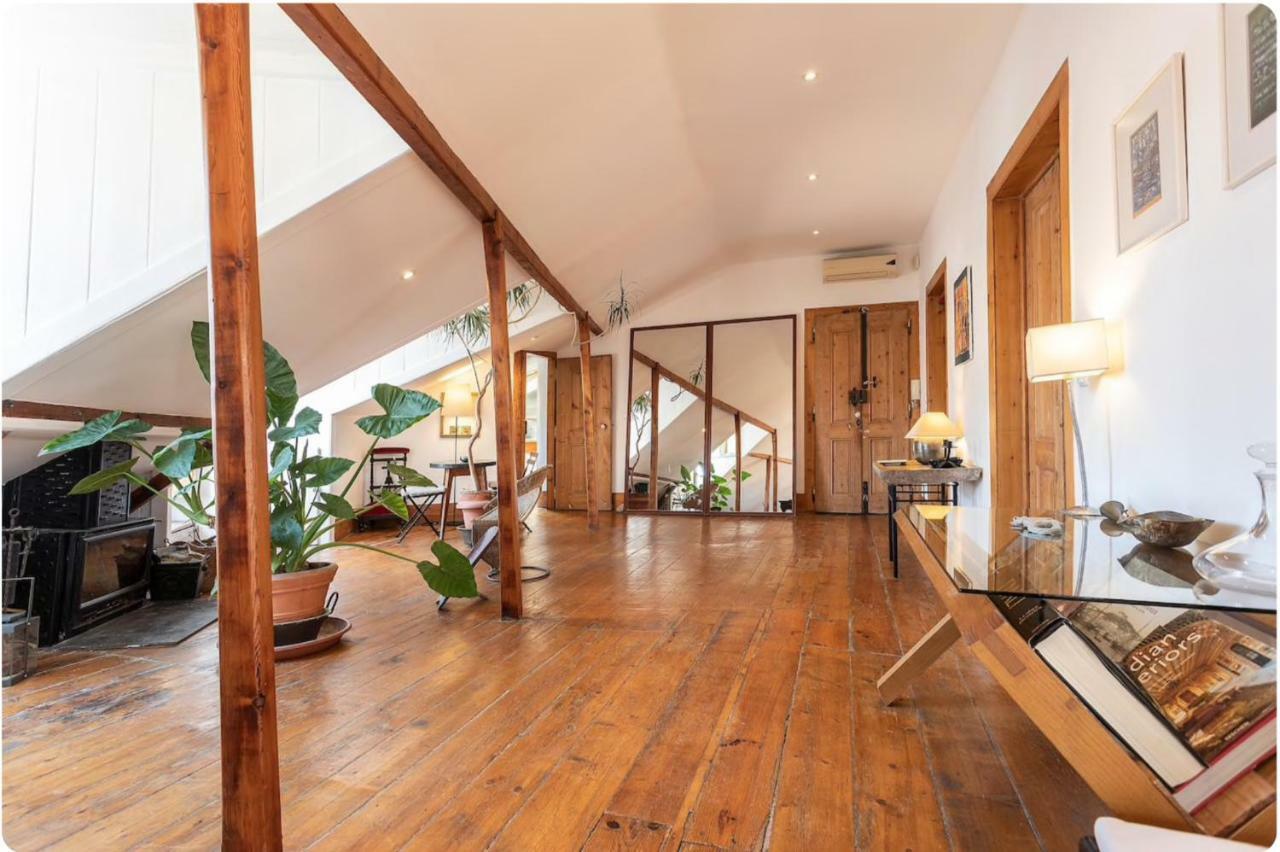 Charming Central Sunny Penthouse Lissabon Exterior foto