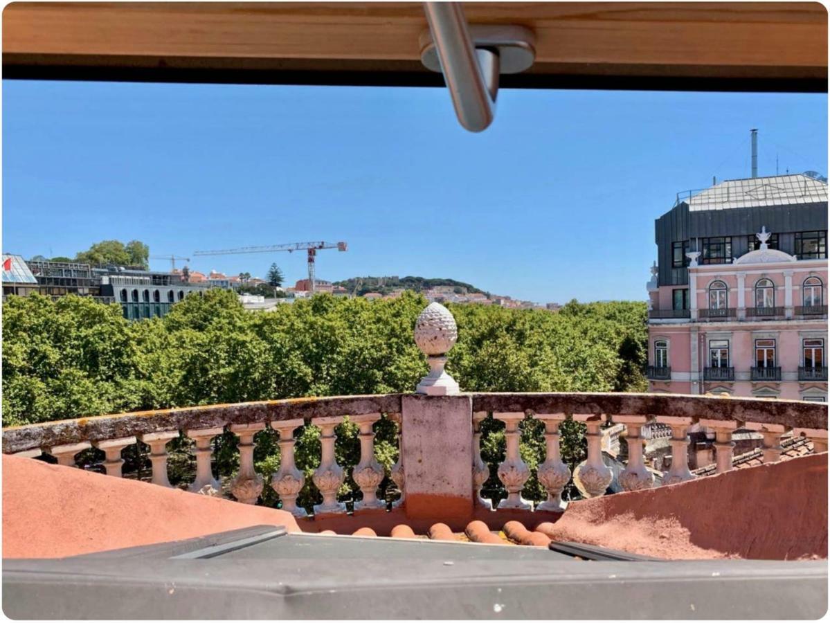 Charming Central Sunny Penthouse Lissabon Exterior foto