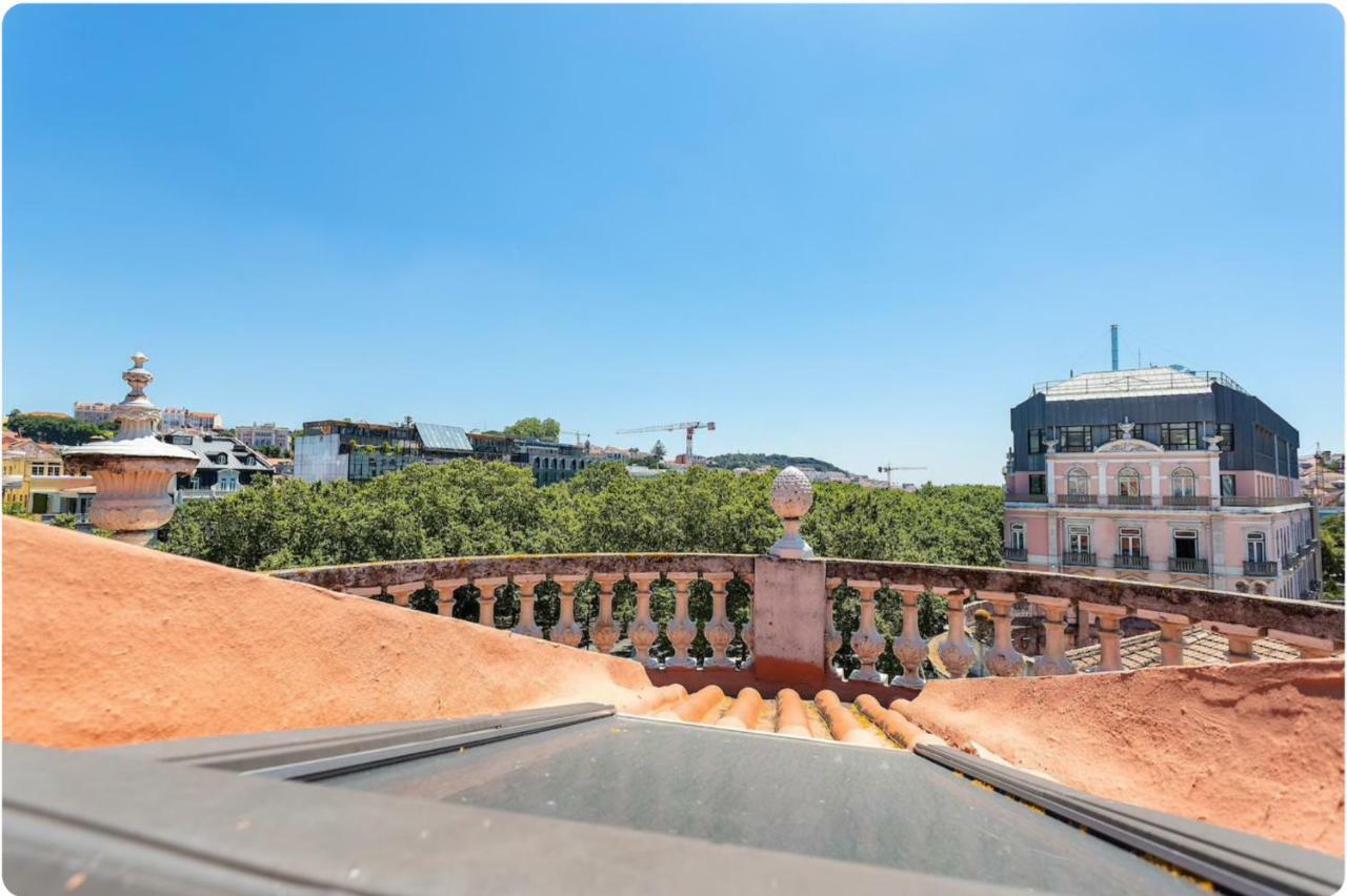 Charming Central Sunny Penthouse Lissabon Exterior foto